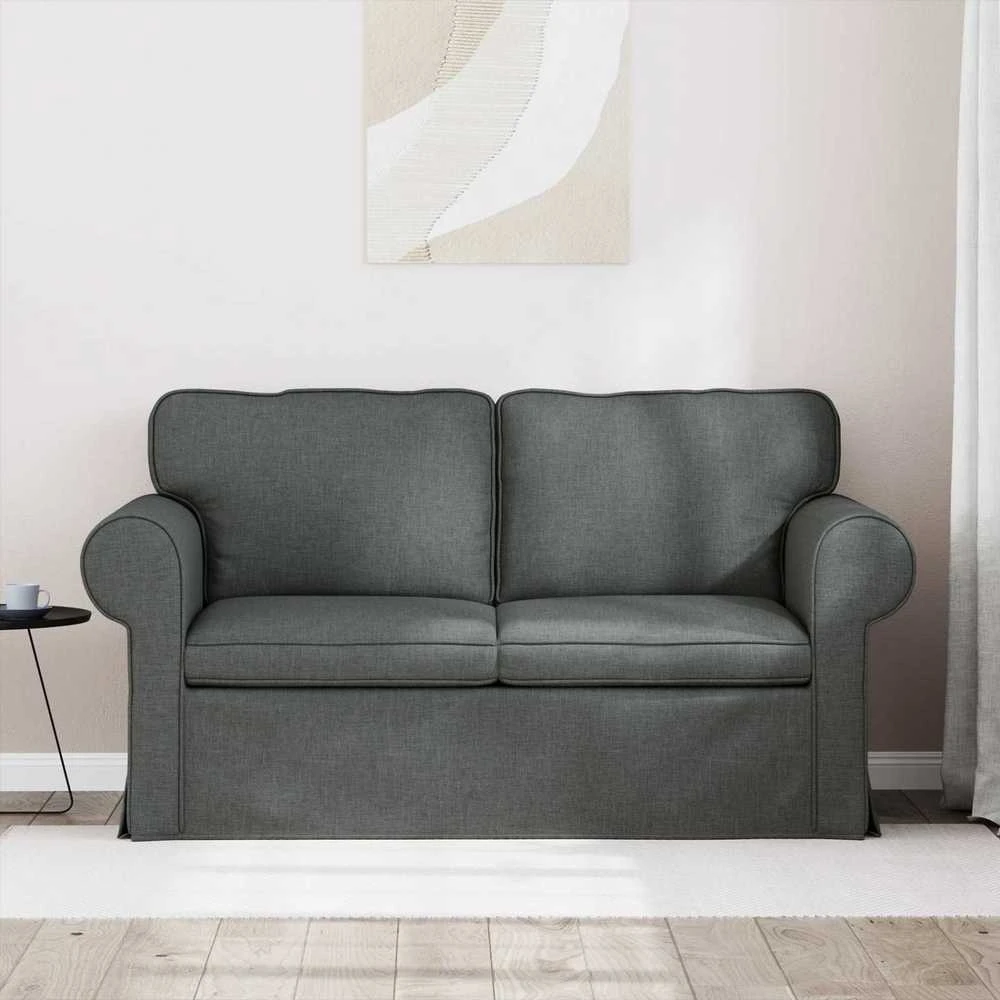 Sofa Tamsiai pilka 215 x 82 x 80 cm Metalas