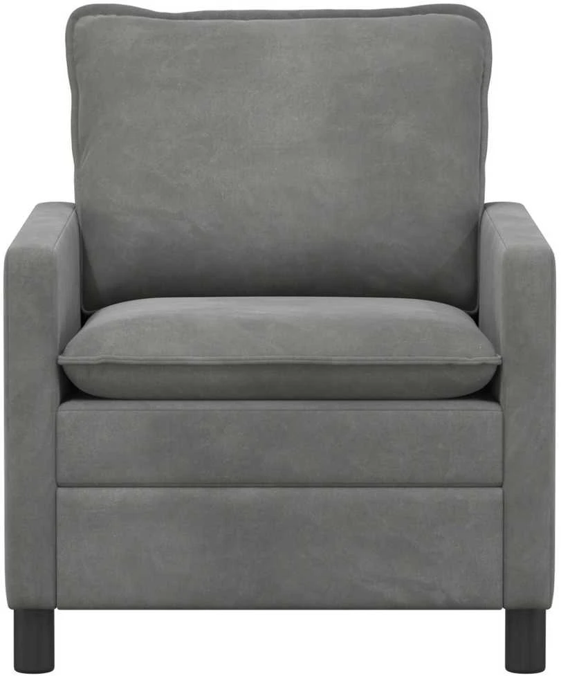 Sofa Tamsiai pilka 76 x 81 x 87,5 cm Aksomas