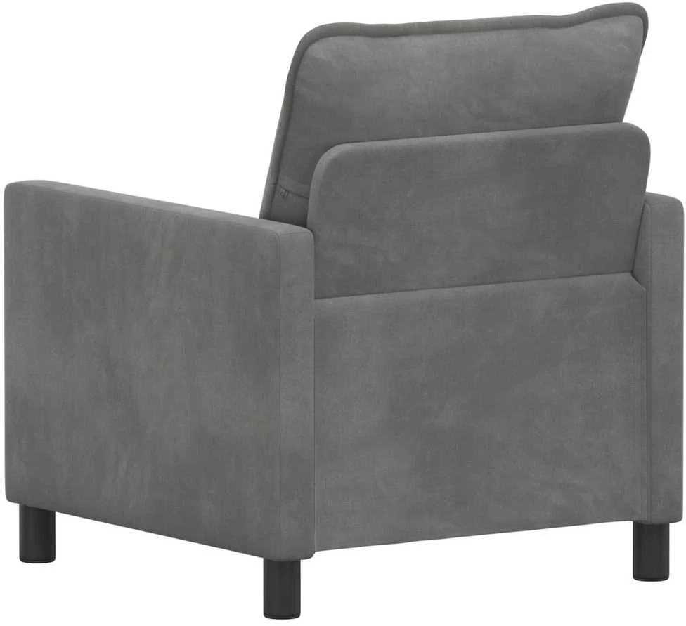 Sofa Tamsiai pilka 76 x 81 x 87,5 cm Aksomas