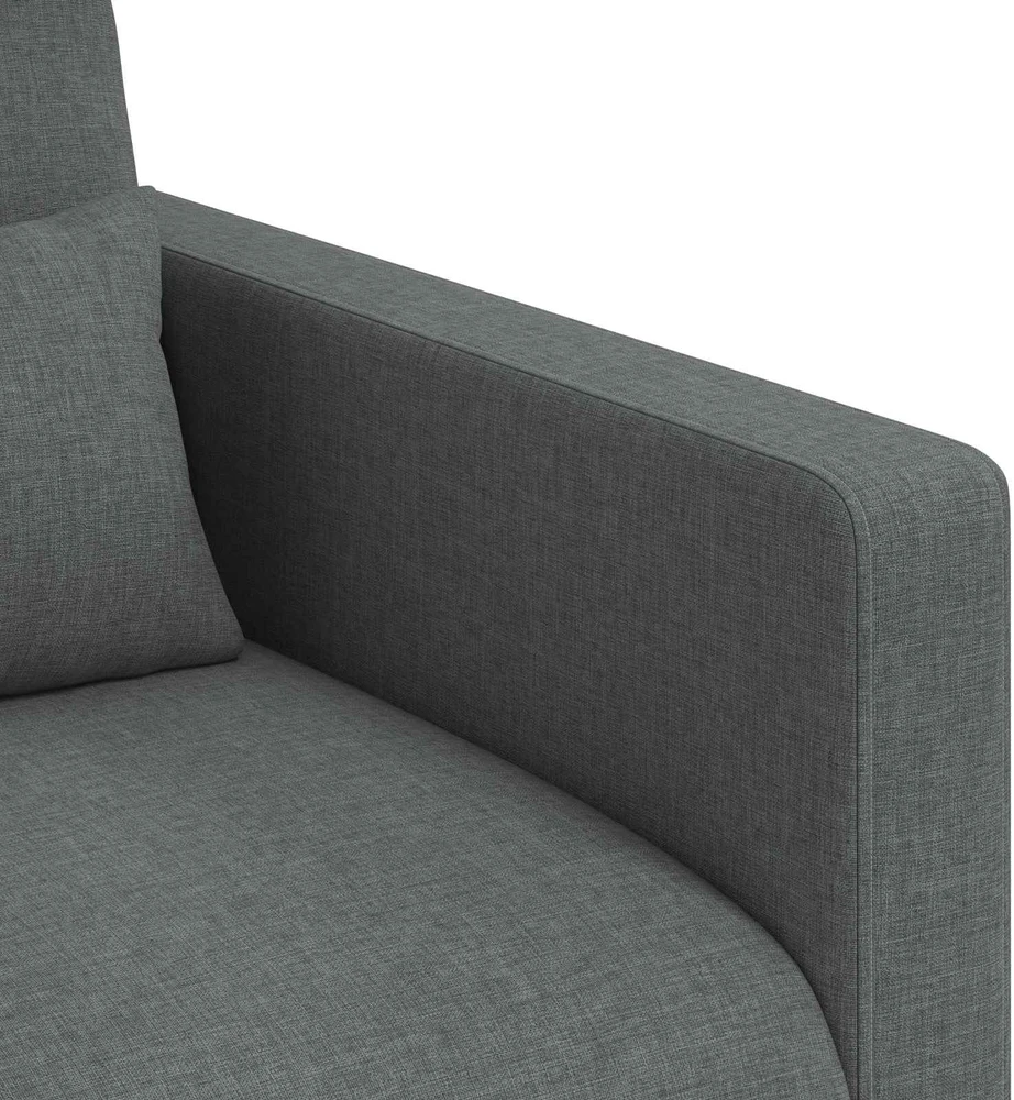 Fotelis Sofa Tamsiai pilka 78 x 78 x 80 cm Metalas
