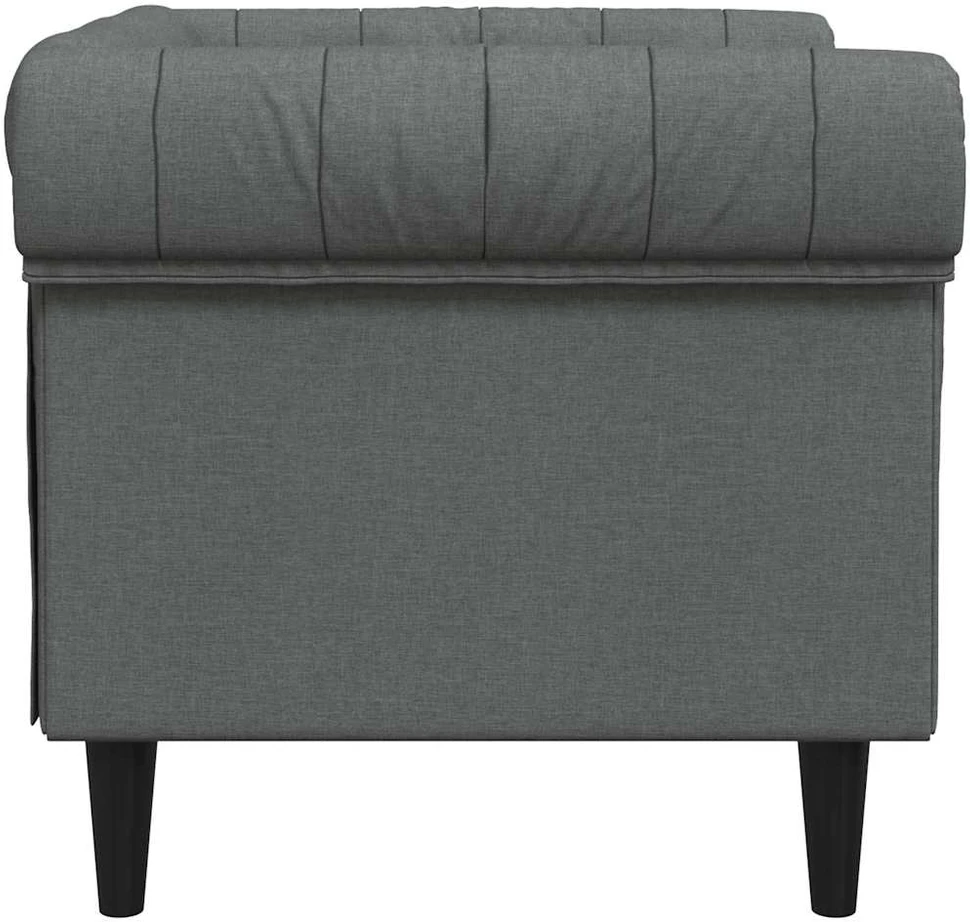 Sofa Tamsiai pilka 78,5 x 74,5 x 74,5 cm Poliesteris