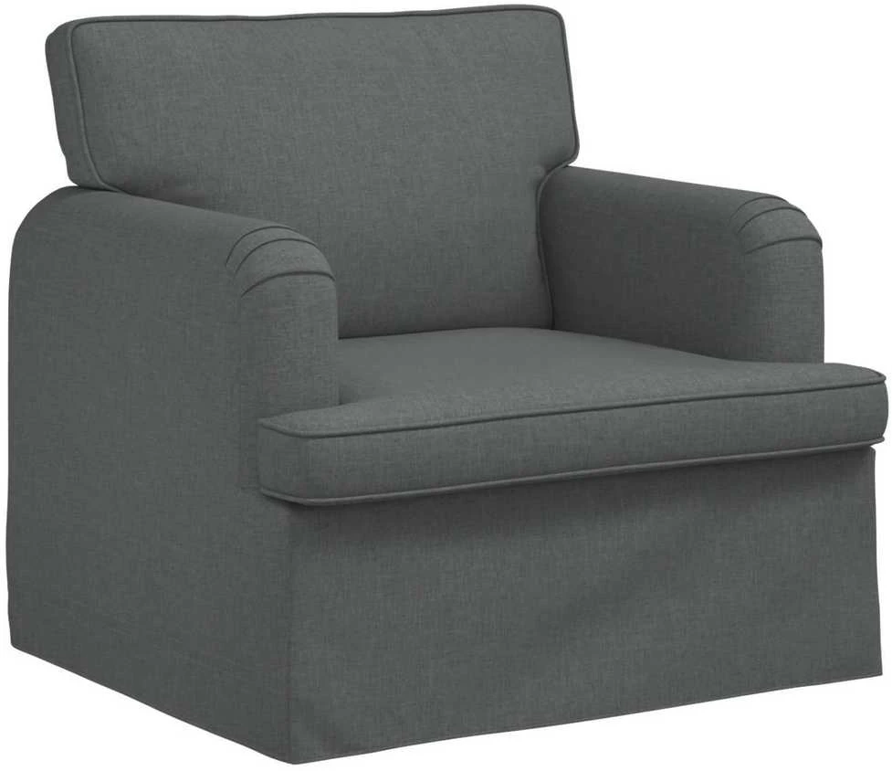 Fotelis Sofa Tamsiai pilka 142 x 80 x 85 cm Metalas