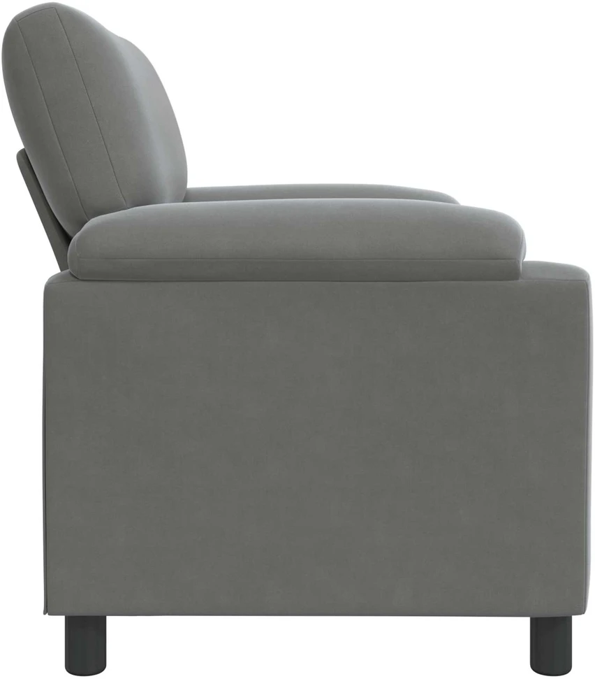 Sofa Tamsiai pilka 94 x 85 x 93 cm Aksomas