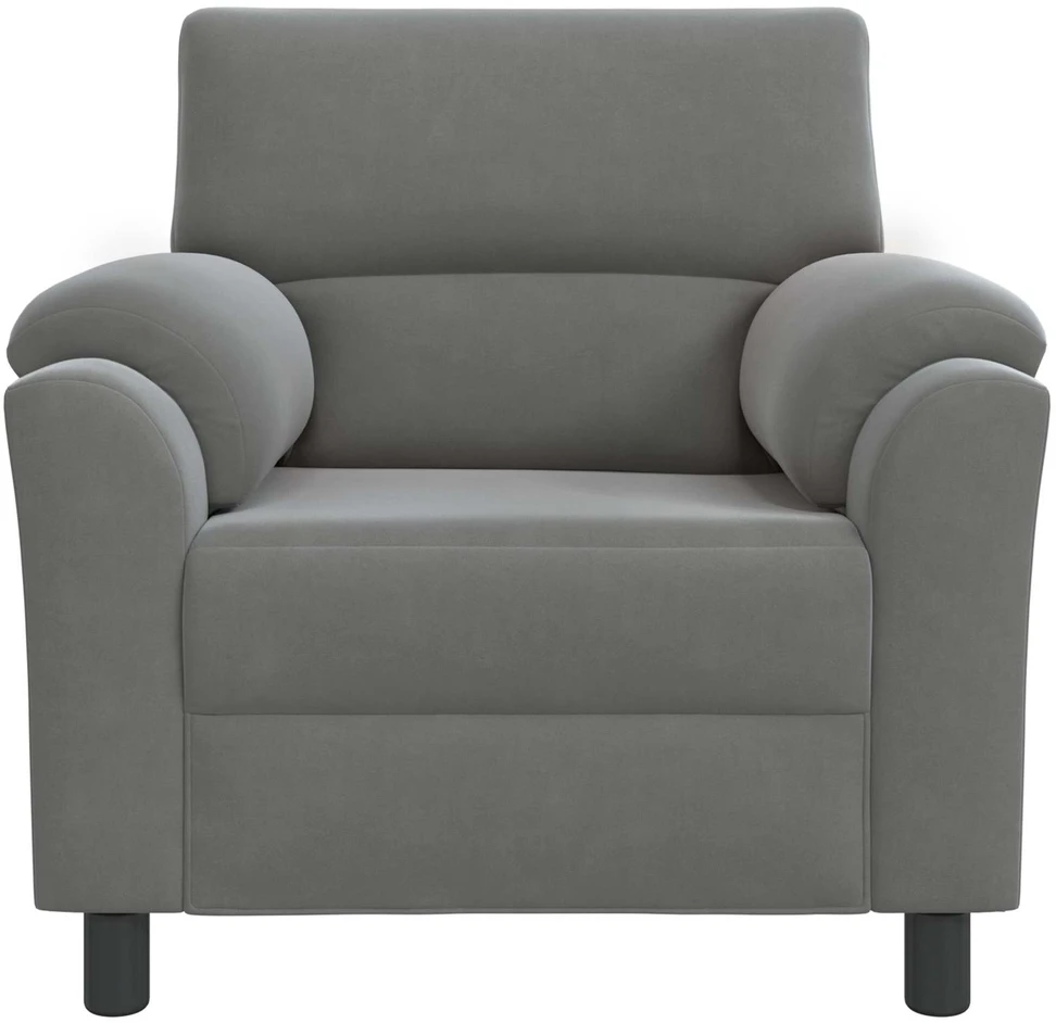 Sofa Tamsiai pilka 94 x 85 x 93 cm Aksomas