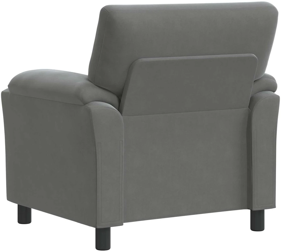 Sofa Tamsiai pilka 94 x 85 x 93 cm Aksomas