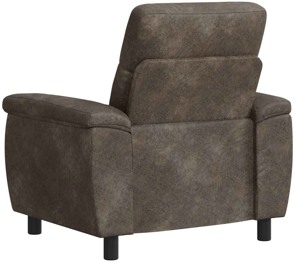 Sofa Tamsiai pilka 95 x 90 x 95 cm Dirbtinė suedė oda
