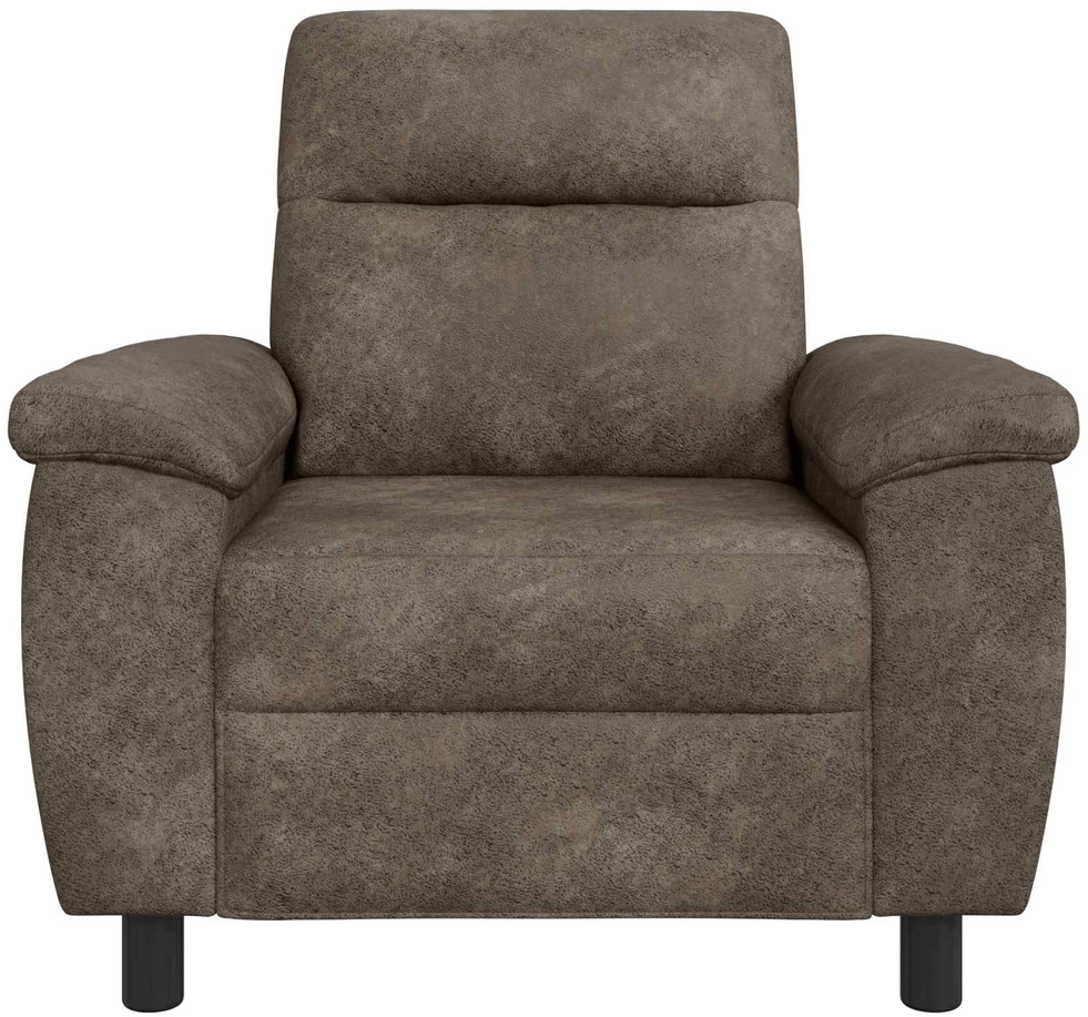 Sofa Tamsiai pilka 95 x 90 x 95 cm Dirbtinė suedė oda