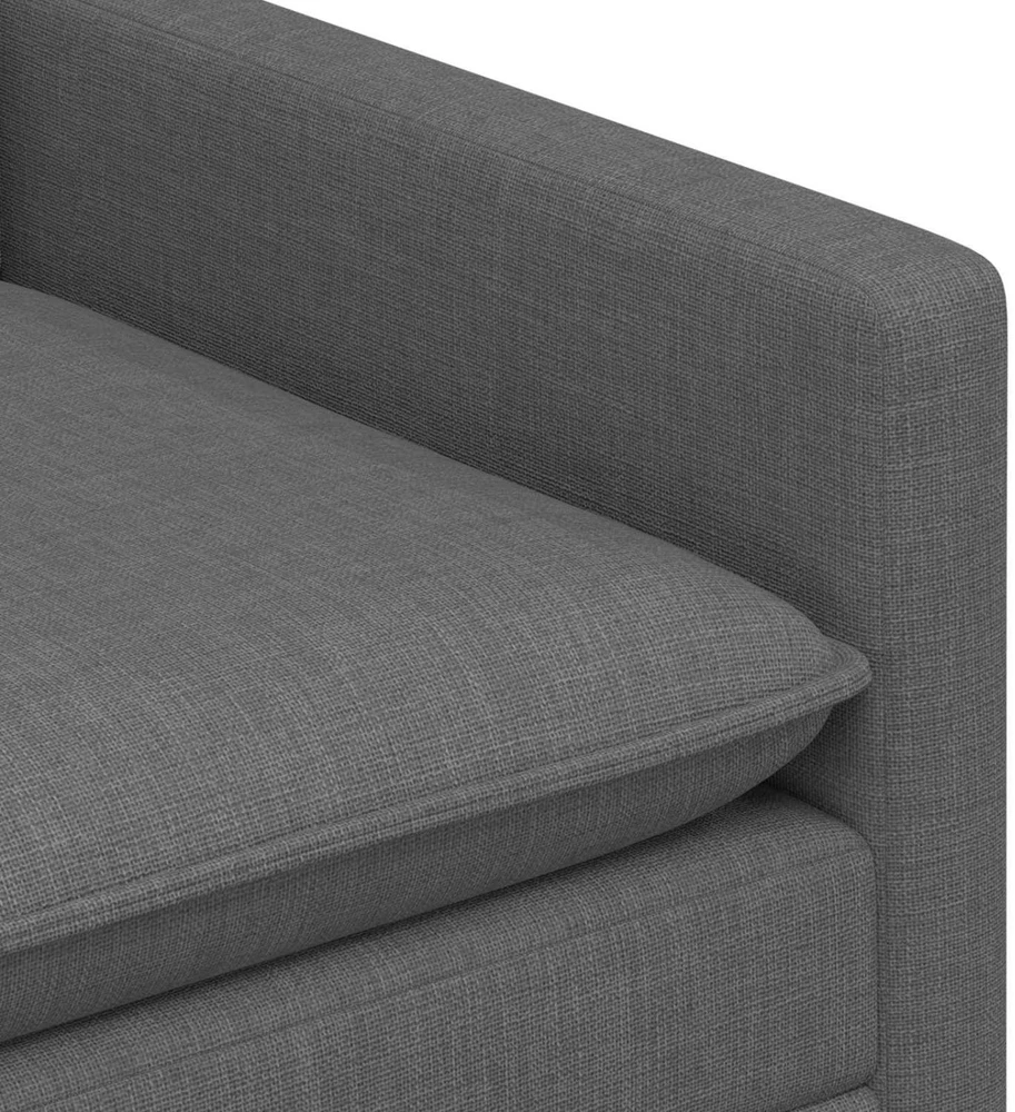 Sofa Tamsiai pilka 196 x 81 x 87,5 cm Audinys