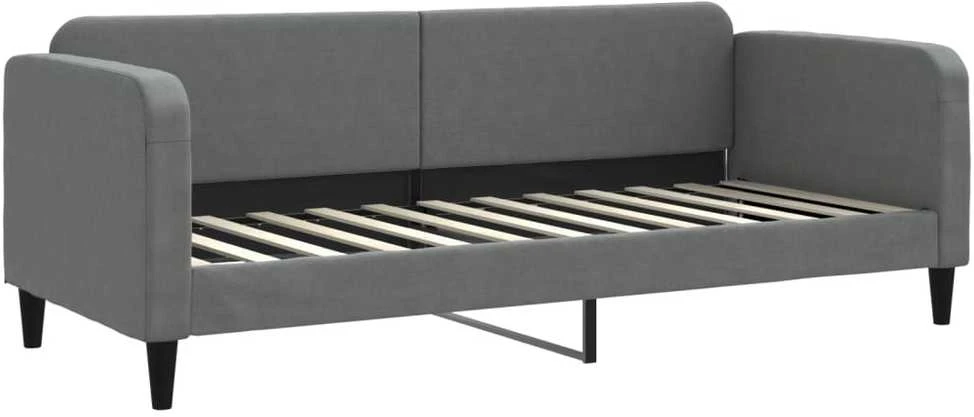 Sofa, tamsiai pilkos spalvos, 80x200cm, audinys