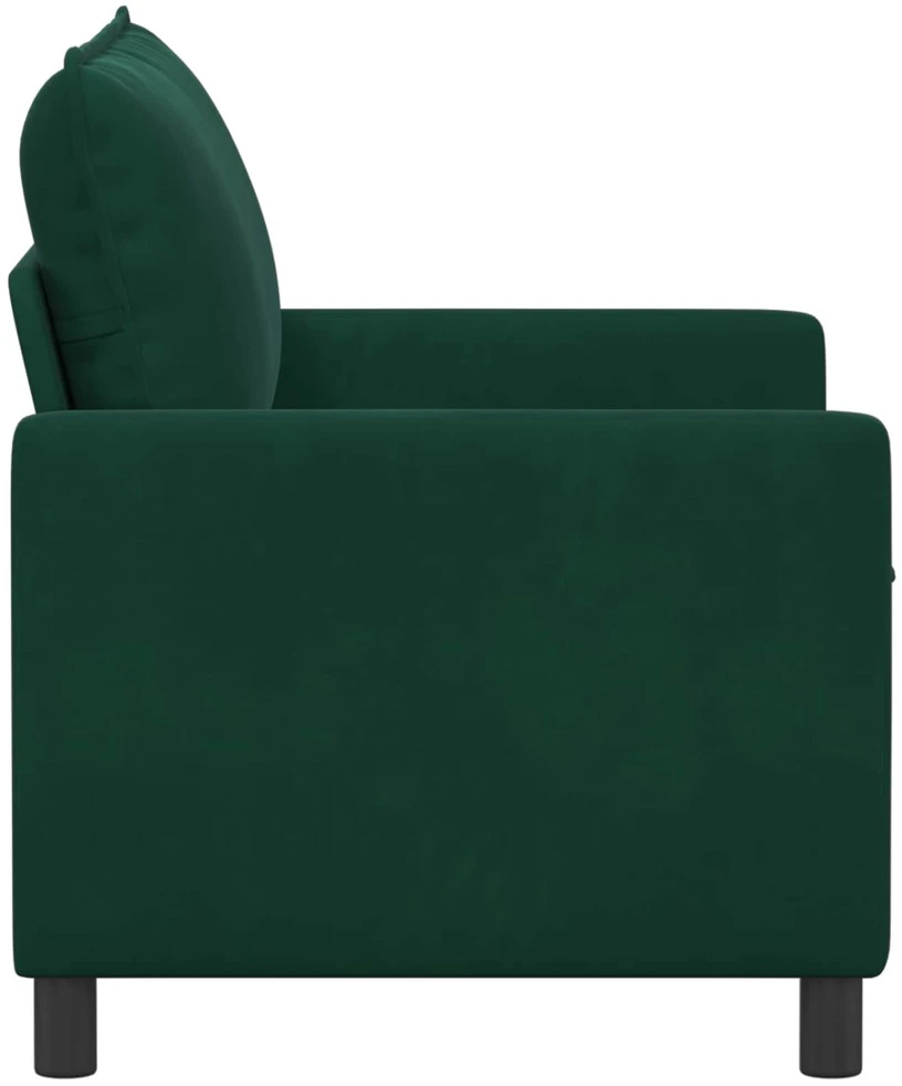 Sofa Tamsiai žalia 126 x 81 x 87,5 cm