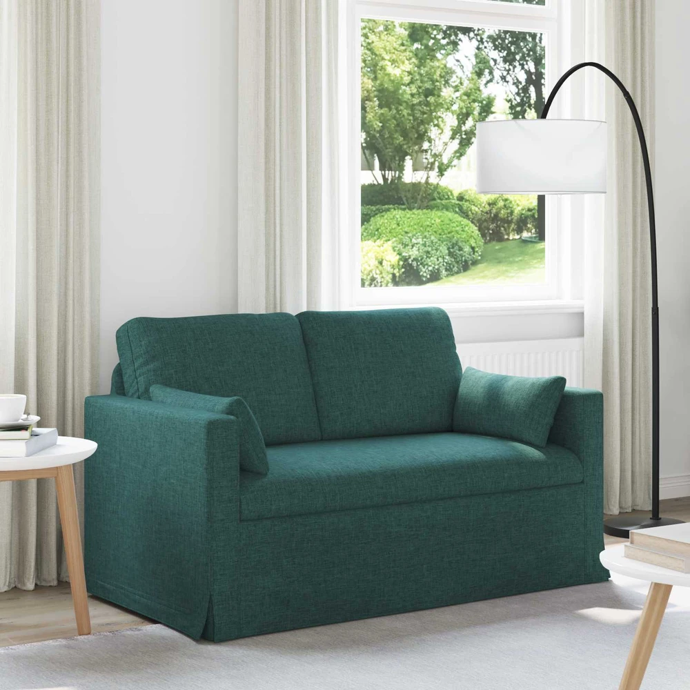 Sofa Tamsiai žalia 139 x 78 x 80 cm audinys