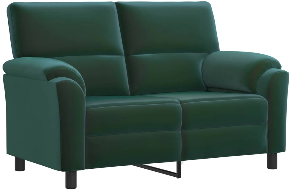 Sofa Tamsiai žalia 154 x 85 x 93 cm Aksomas