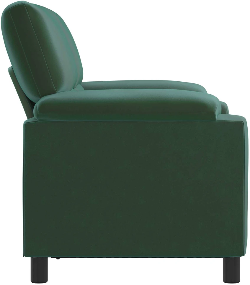 Sofa Tamsiai žalia 154 x 85 x 93 cm Aksomas