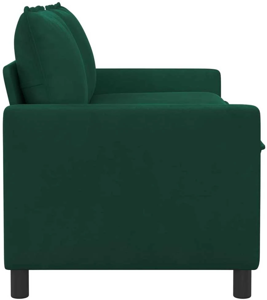 Sofa Tamsiai žalia 156 x 81 x 87,5 cm Aksomas