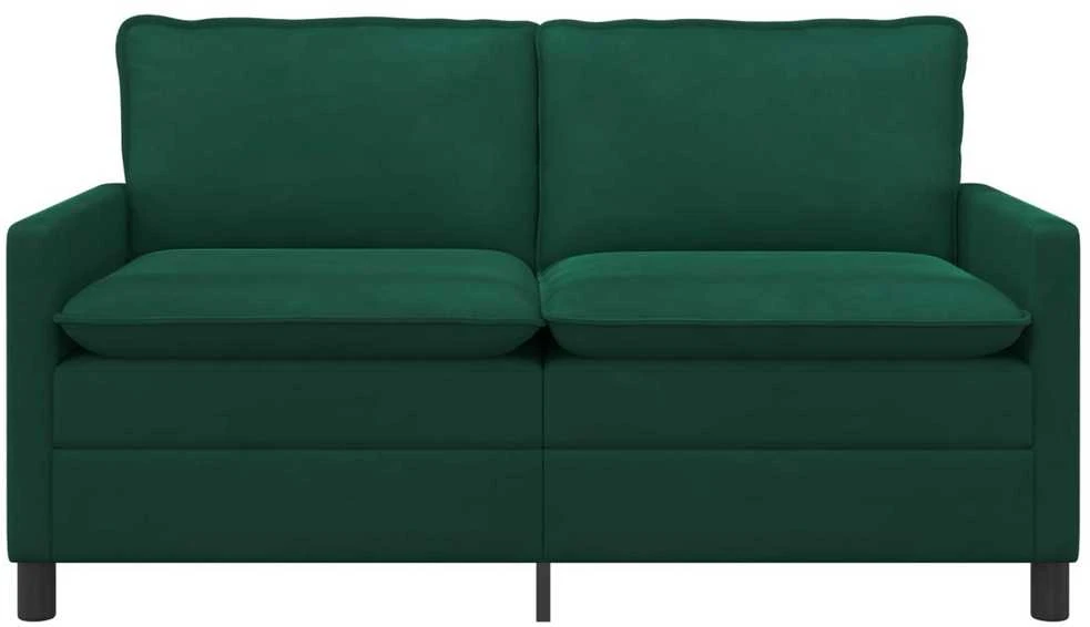 Sofa Tamsiai žalia 156 x 81 x 87,5 cm Aksomas