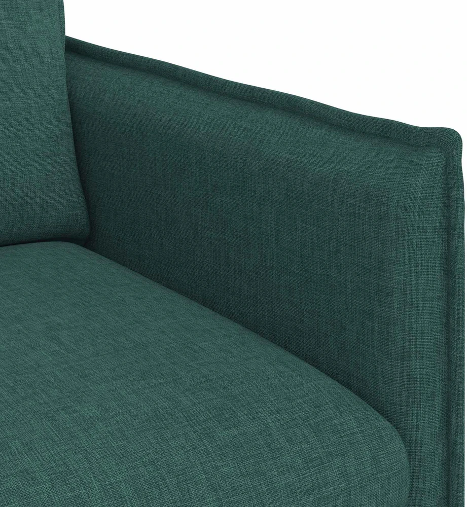 Sofa Tamsiai žalia 195 x 82 x 85 cm Metalas