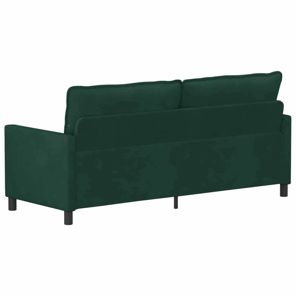 Sofa Tamsiai žalia 196 x 81 x 87,5 cm Aksomas