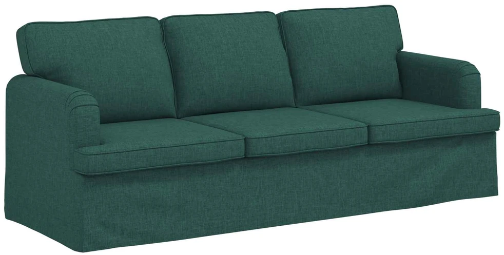 Sofa Tamsiai žalia 142 x 80 x 85 cm Metalas