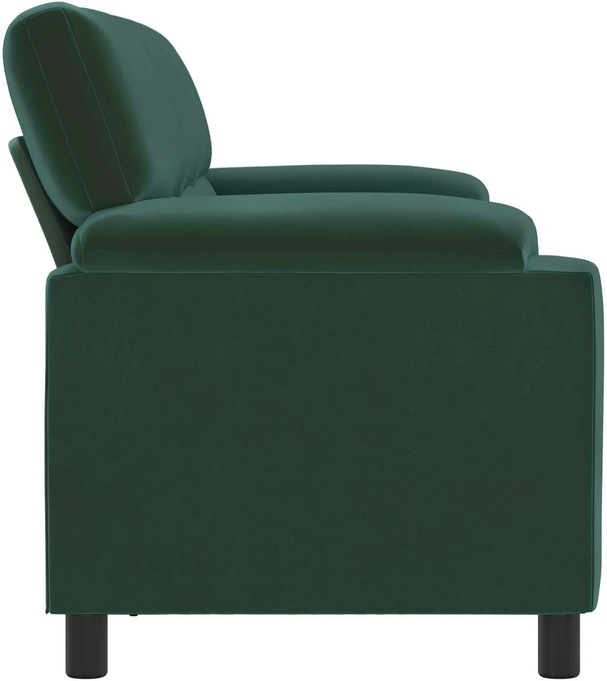 Sofa Tamsiai žalia 214 x 85 x 93 cm Aksomas