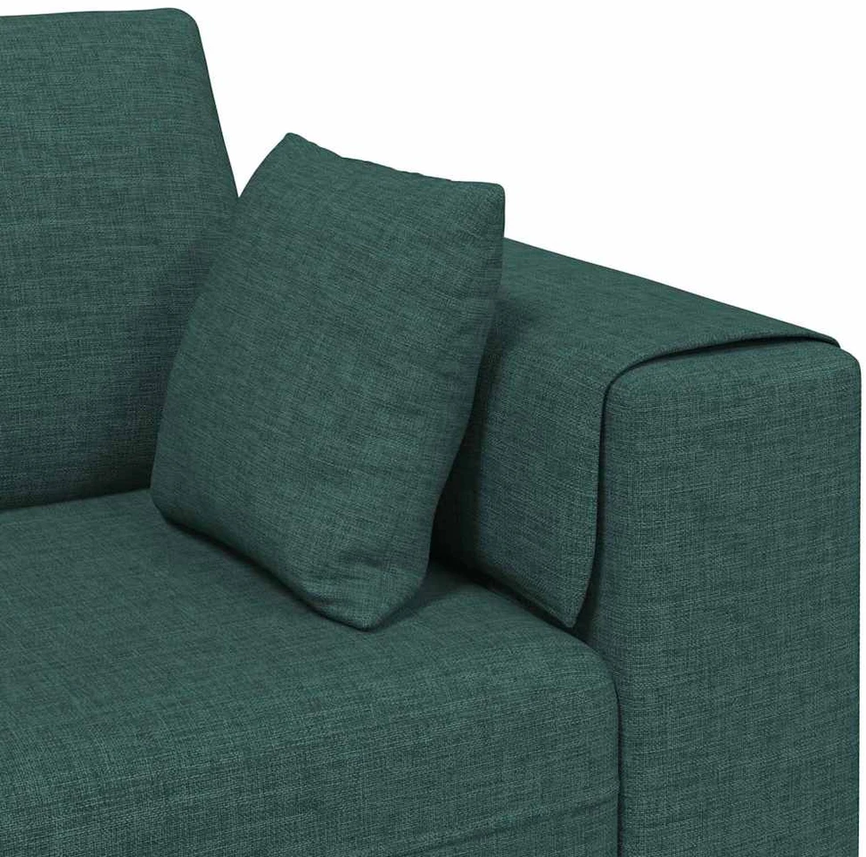 Sofa Tamsiai žalia 250 x 77 x 76 cm audinys