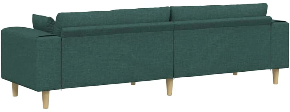 Sofa Tamsiai žalia 250 x 77 x 76 cm audinys