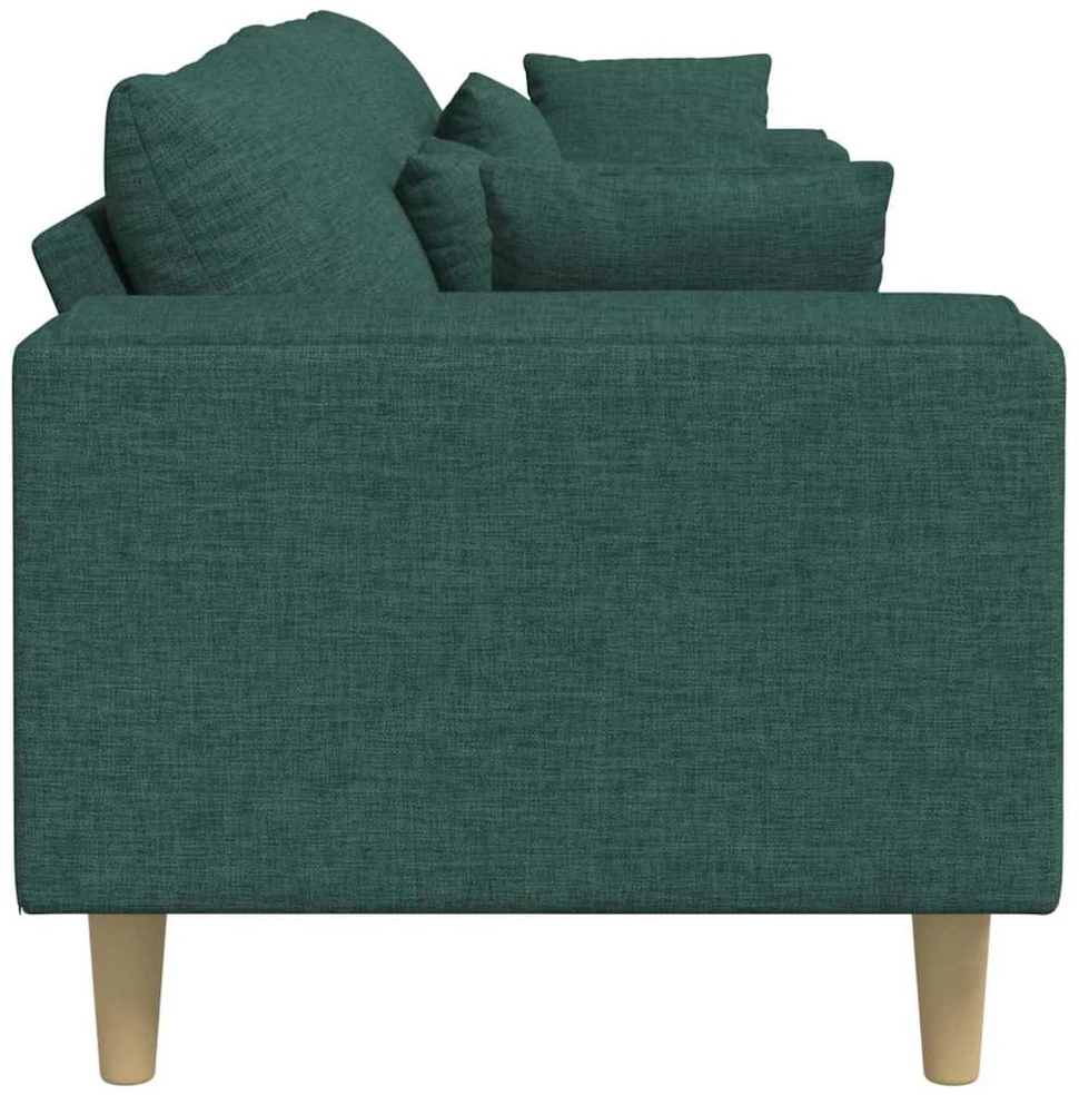 Sofa Tamsiai žalia 250 x 77 x 76 cm audinys
