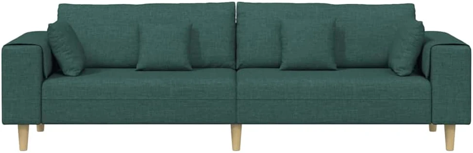 Sofa Tamsiai žalia 250 x 77 x 76 cm audinys