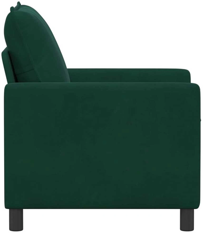 Sofa Tamsiai žalia 76 x 81 x 87,5 cm Aksomas