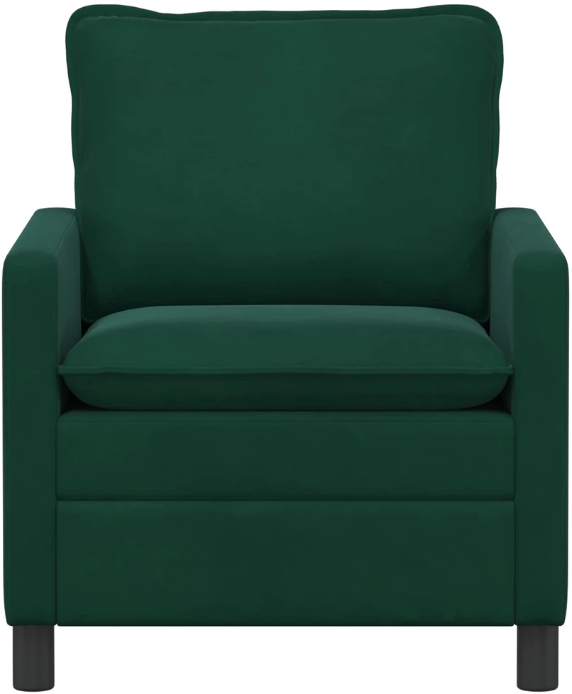 Sofa Tamsiai žalia 76 x 81 x 87,5 cm Aksomas