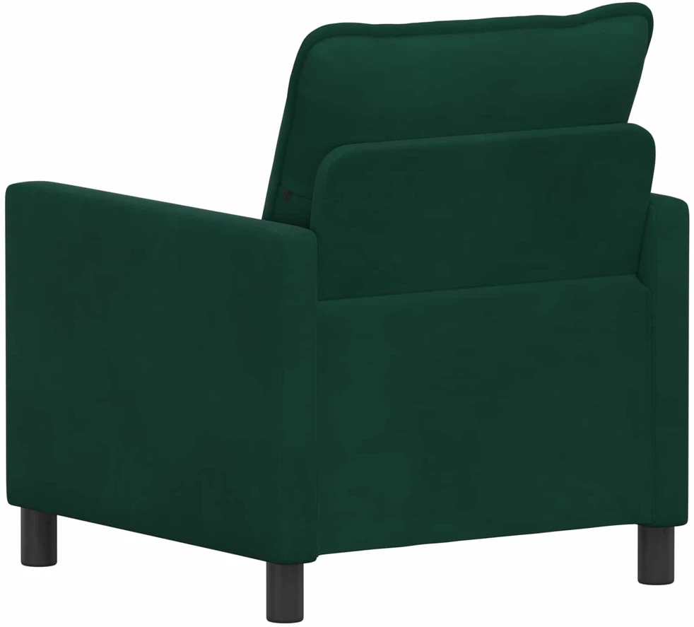 Sofa Tamsiai žalia 76 x 81 x 87,5 cm Aksomas