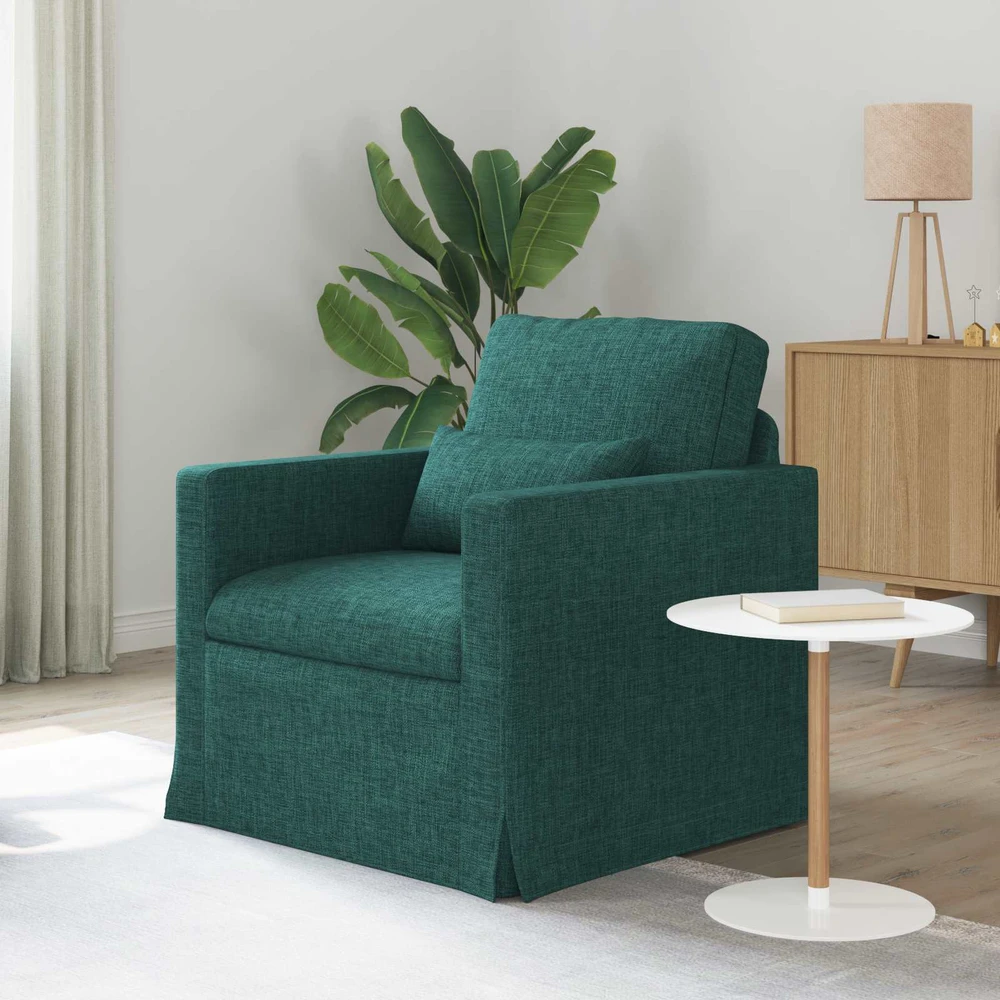 Sofa Tamsiai žalia 78 x 77 x 80 cm audinys