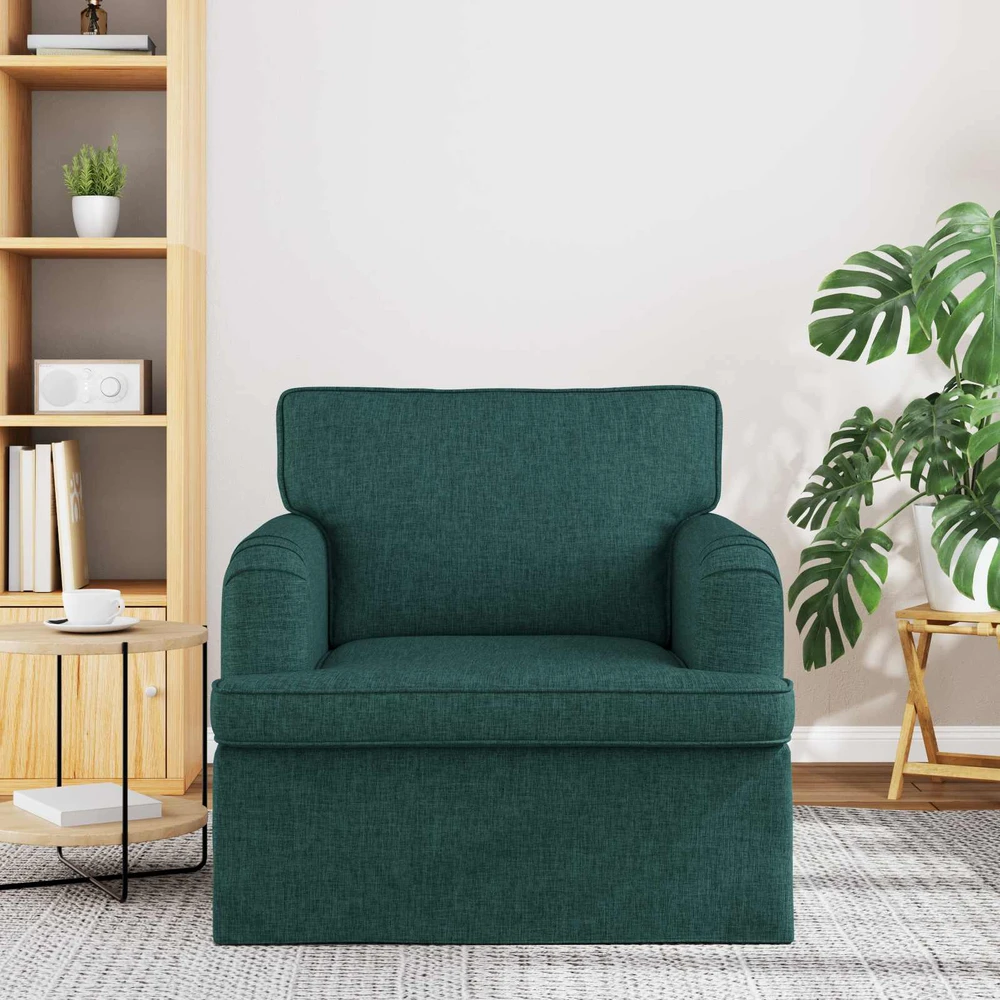 Sofa Tamsiai žalia 84 x 80 x 85 cm audinys