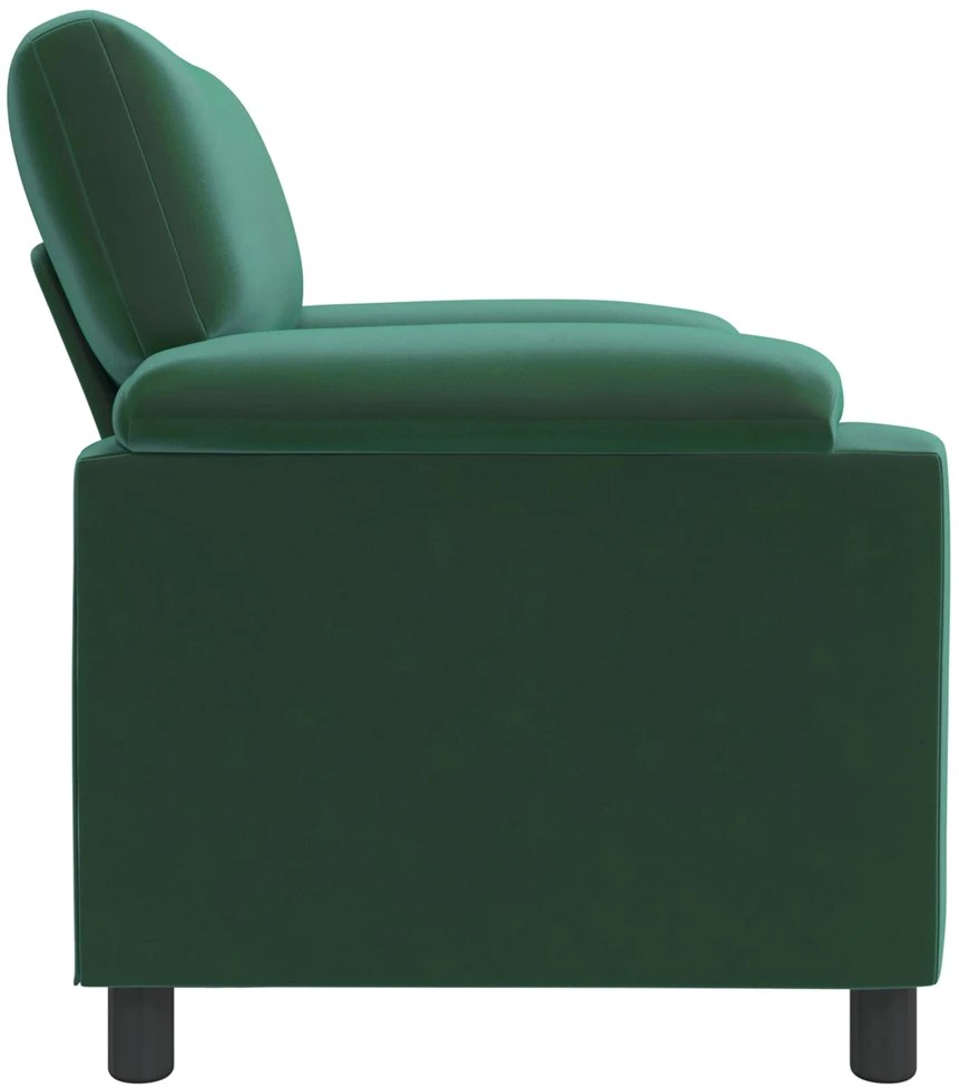 Sofa Tamsiai žalia 94 x 85 x 93 cm Aksomas