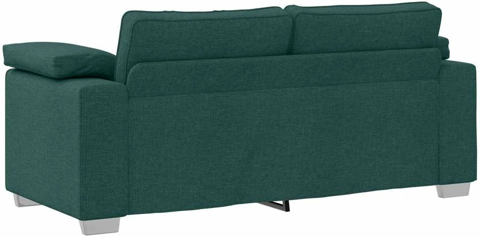 Dvivietė sofa Tamsiai žalia 180 cm audinys