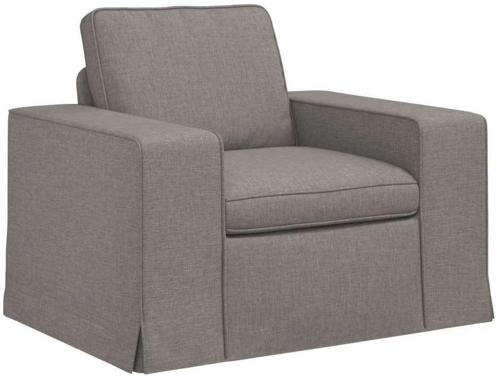 Fotelis Sofa Taupe 102 x 80 x 82 cm Metalas