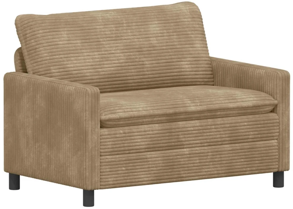 Sofa Taupe 126 x 81 x 87,5 cm Poliesteris