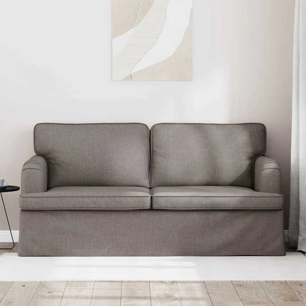 Sofa Taupe 142 x 80 x 85 cm Metalas