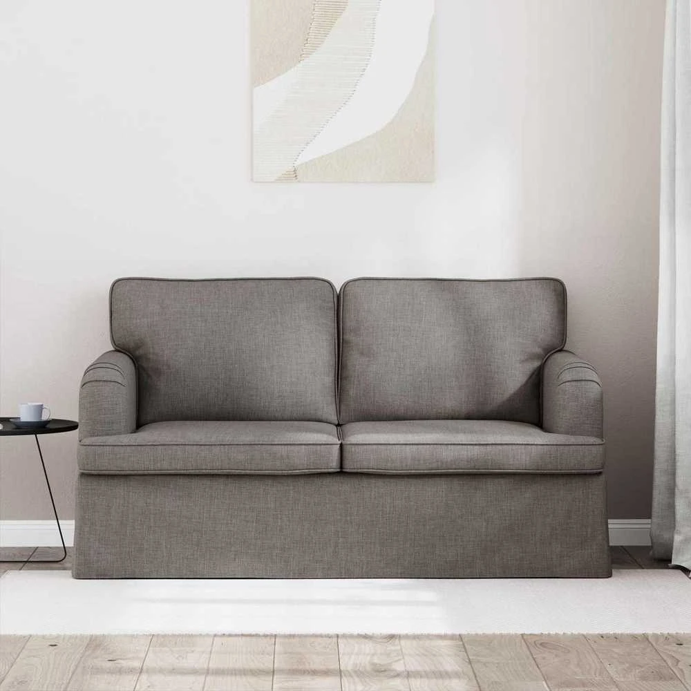 Sofa Taupe 142 x 80 x 85 cm Metalas