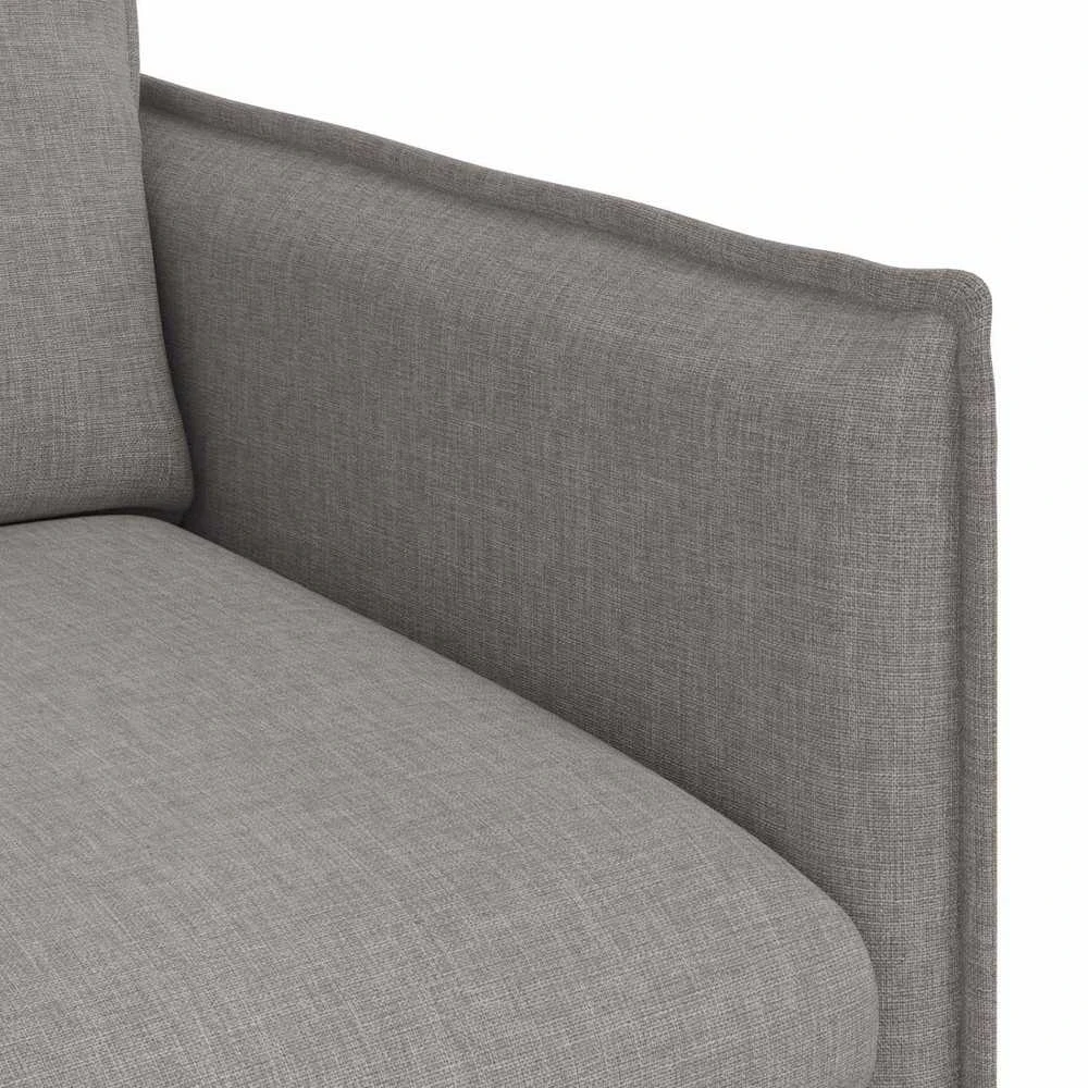 Sofa Taupe 195 x 82 x 85 cm Metalas