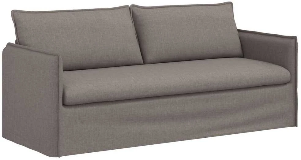 Sofa Taupe 195 x 82 x 85 cm Metalas