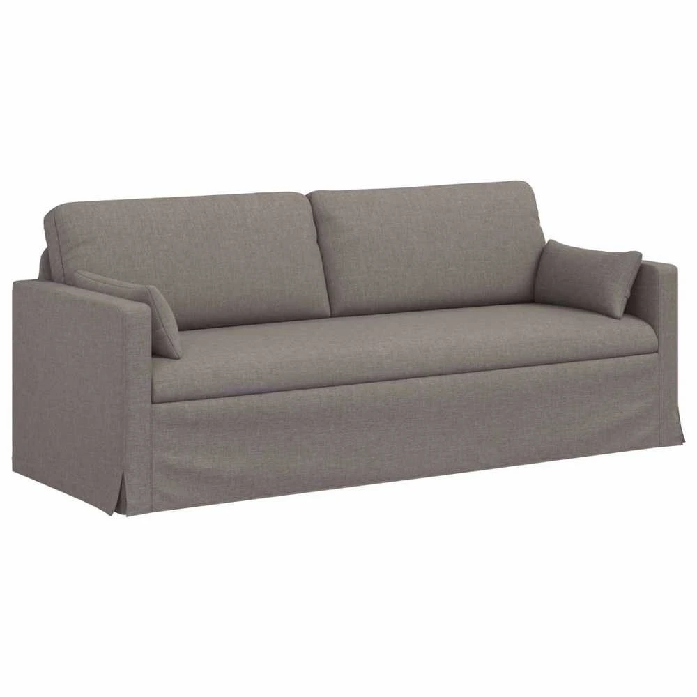 Sofa Taupe 198 x 78 x 80 cm Metalas