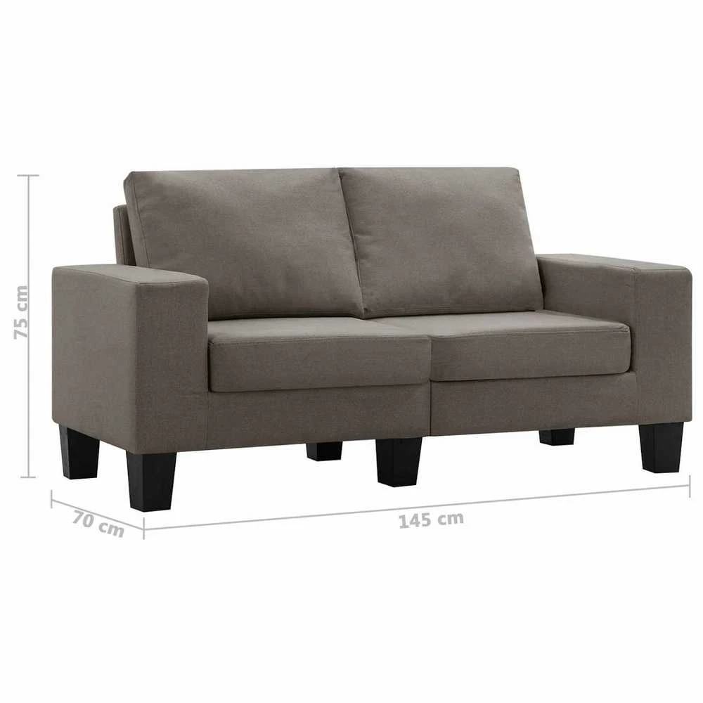 Sofa Tortora Dvivietės audinys