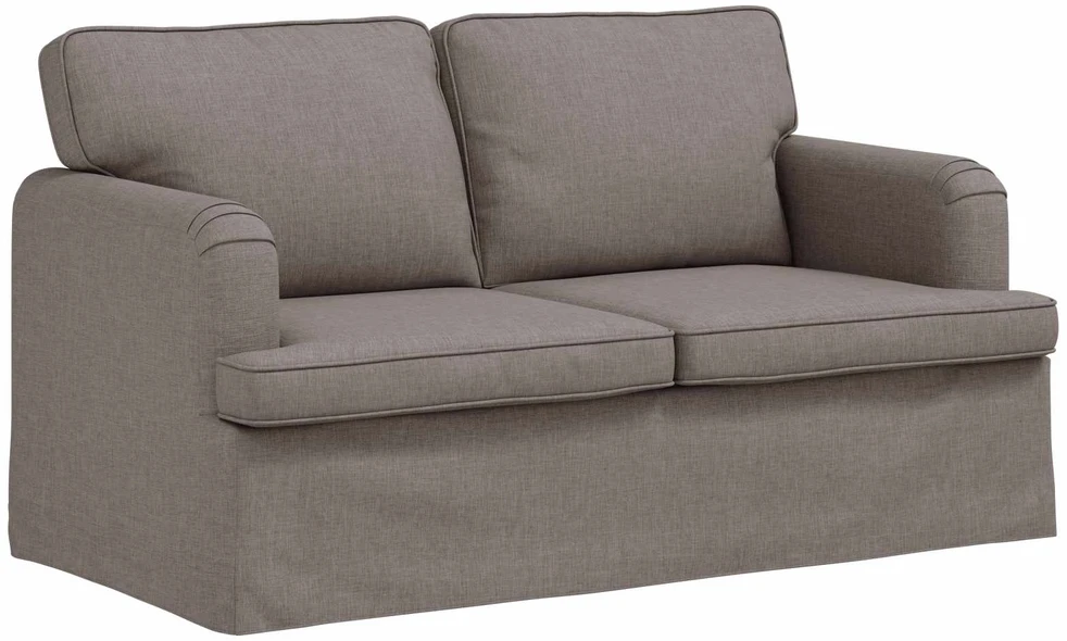 Sofa Taupe 142 x 80 x 85 cm Metalas