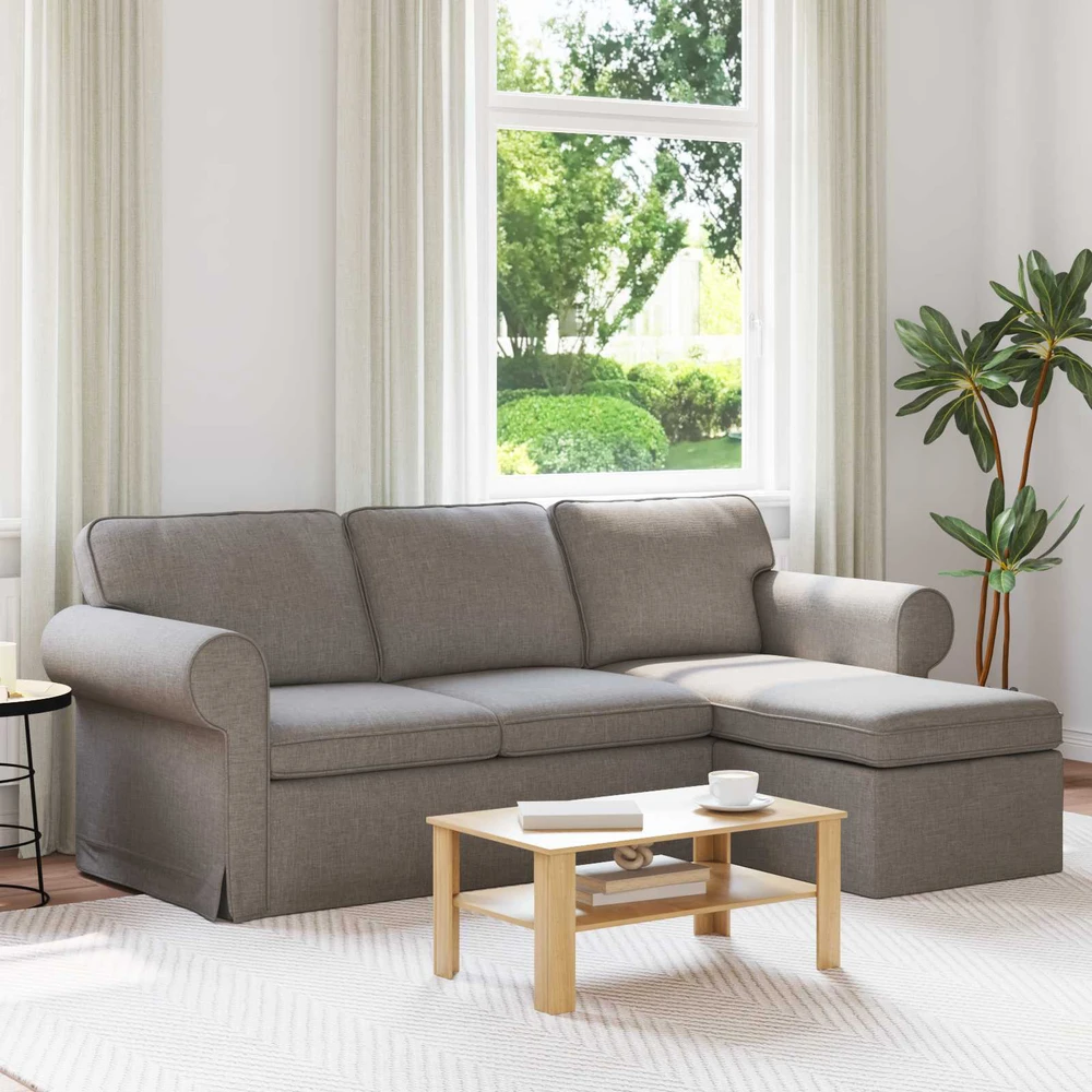 Sofa Tortora 215 x 138 x 80 cm audinys