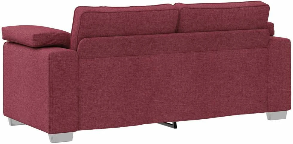 Dvivietė sofa Vyno raudona 180 cm audinys