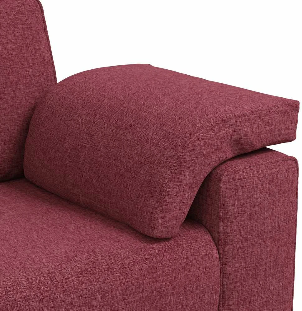 Dvivietė sofa Vyno raudona 180 cm audinys