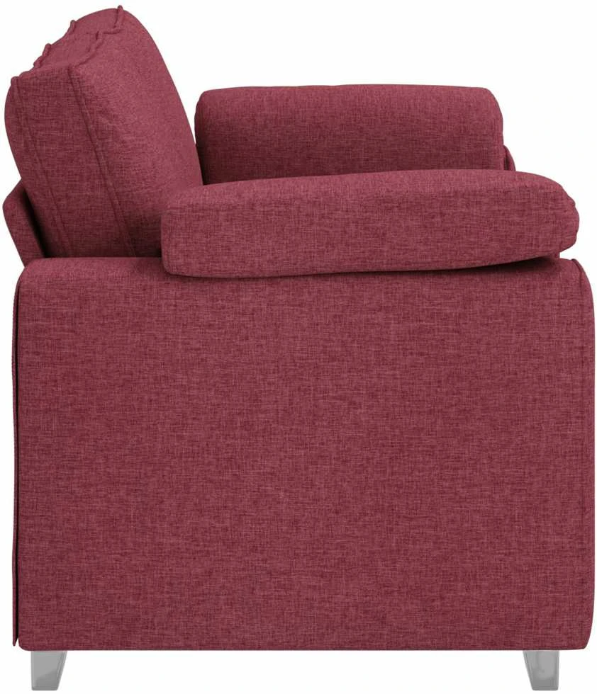 Dvivietė sofa Vyno raudona 180 cm audinys