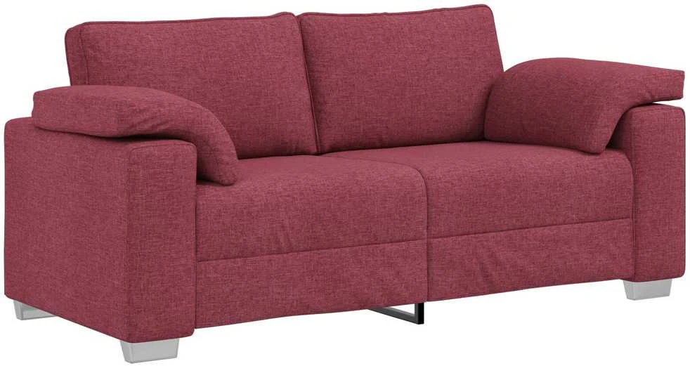 Dvivietė sofa Vyno raudona 180 cm audinys