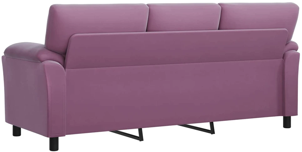 Sofa Violetinė 214 x 85 x 93 cm Aksomas