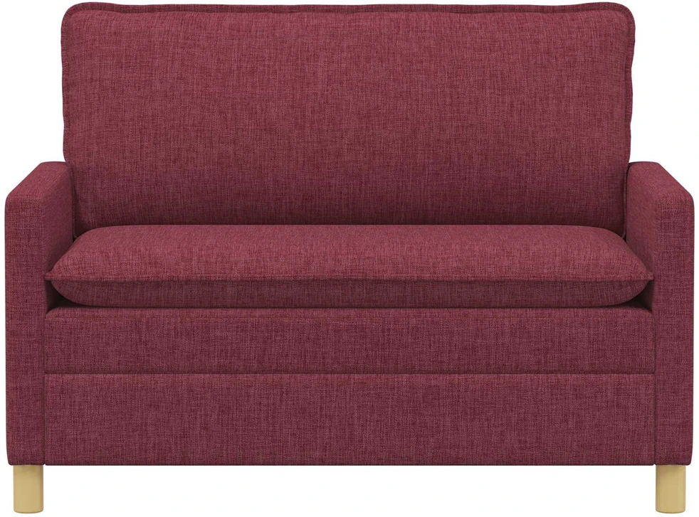 Sofa Vyno raudona 126 x 81 x 87,5 cm Audinys